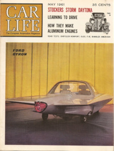 CAR LIFE 1961 MAY - FORD GYRON, 31LEBARON, DAYTONA, REX MAY, F-85